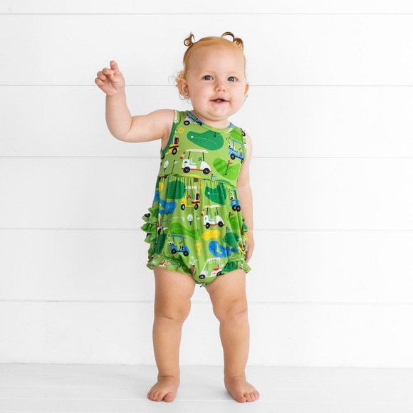 Little Sleepies Fairway Fun Bubble Romper, Size 6-12 months - Picture 2 of 7
